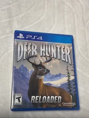 Deer Hunter Reloaded PS4 Game - PlayStation 4 Blue Case